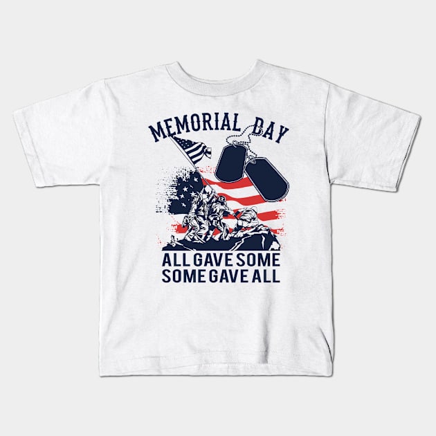 Memorial Day Kids T-Shirt by SublimeDesign